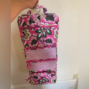 Vera Bradley travel toiletries bag very convenient when traveling